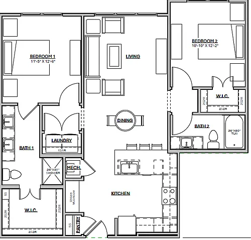 Floor plan B3