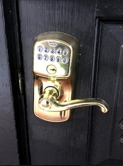 Secure keycode entry