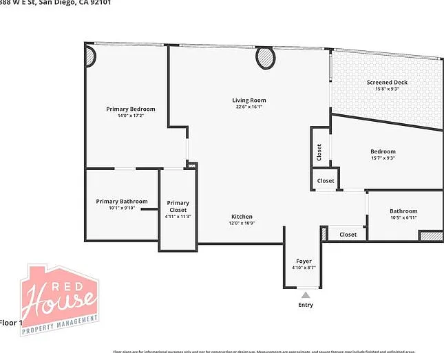 888 W E St #2306 — Photo 6