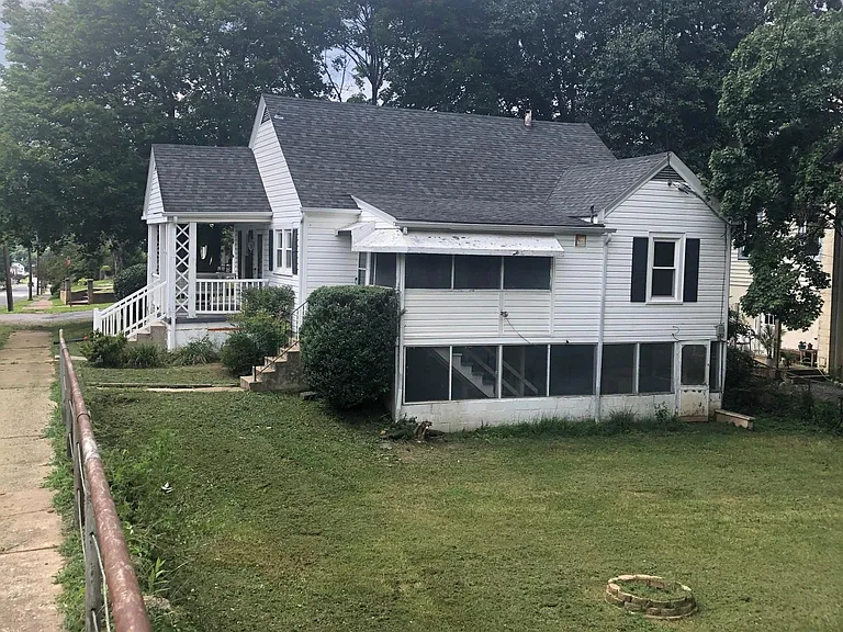 Rear of house