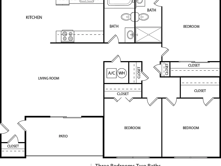 Three Bedroom Three Bedroom