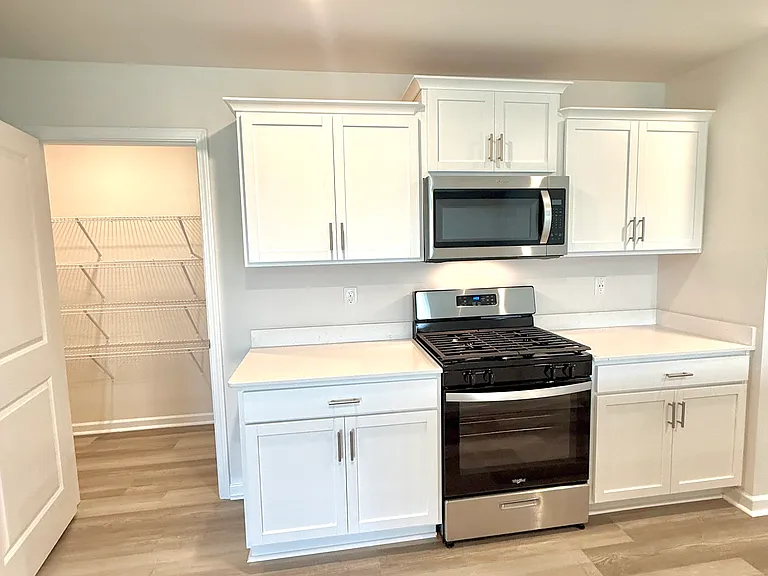 All stainless-steel appliances are included.