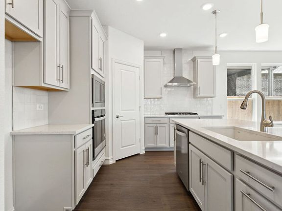 Bright kitchen with ample cabinet space