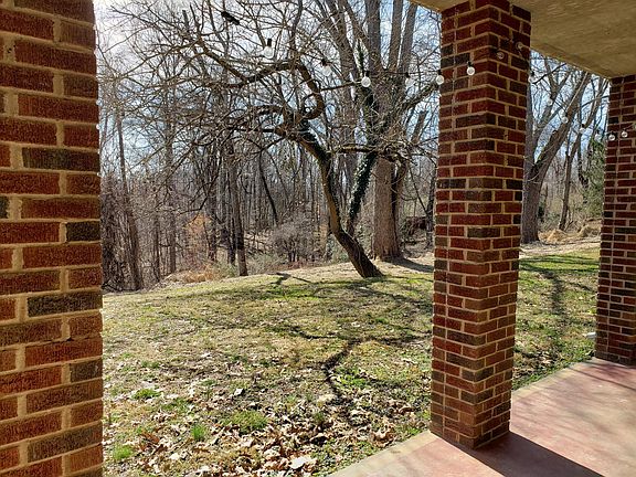 Porch looking out to back yard