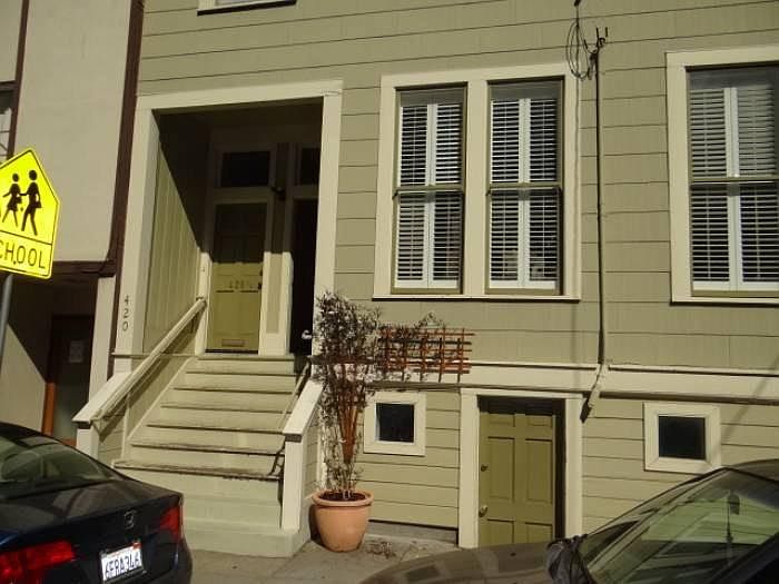 From the curb