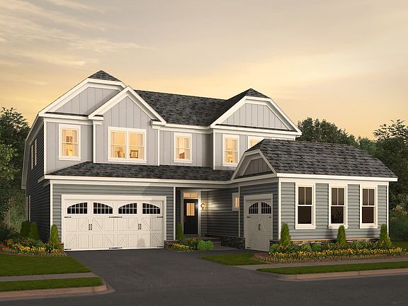 Elevation 4 of the Weymouth a multigenerational home design by Brookfield Residential at Waterford M