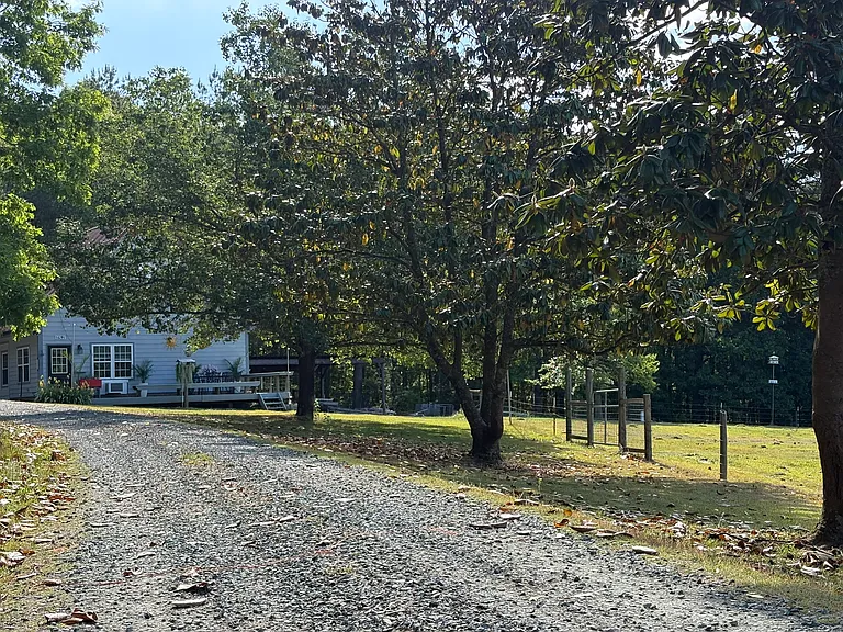 Driveway into property