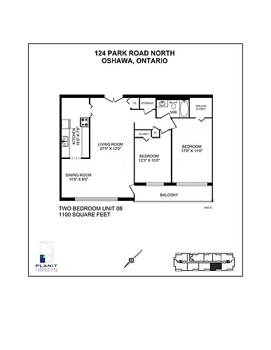 Floor plan 2 Bedroom