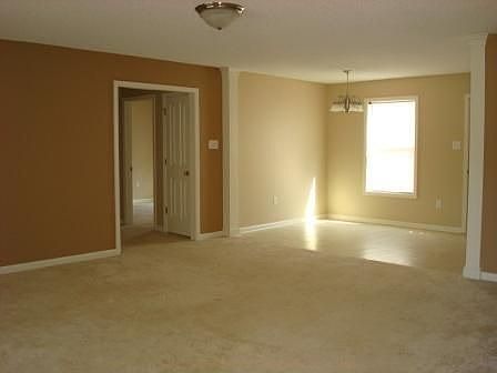 Freshly painted interior