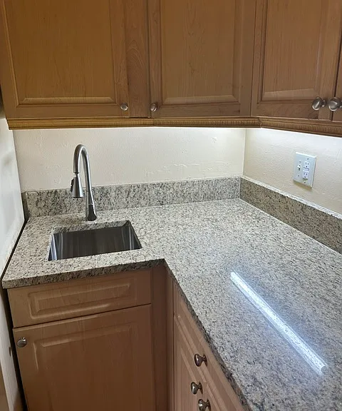 Kitchen counter.