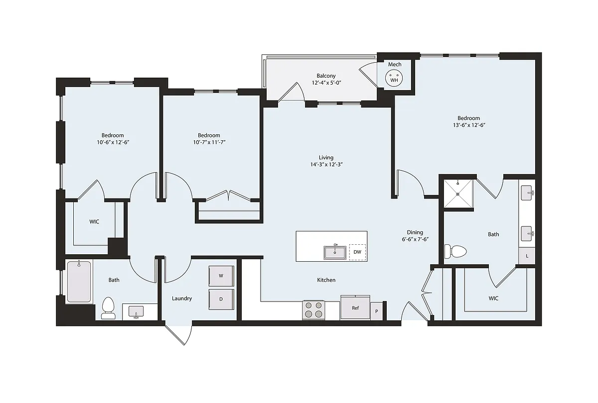 Floor plan C1-1A