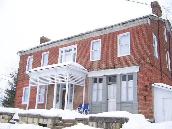 This historic home has a large kitchen with all necessary ap