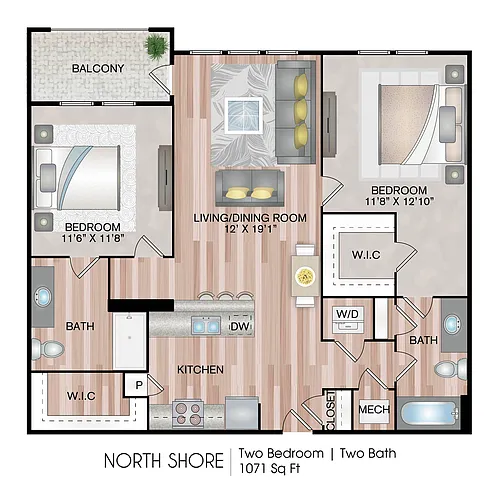 Floor plan North Shore