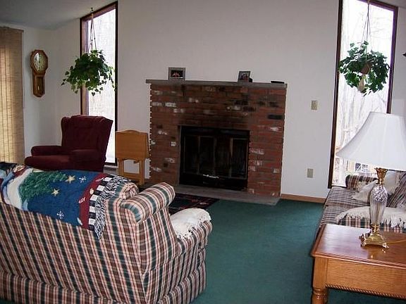 Brick Fireplace