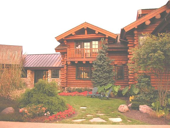 Summer picture of the professional landscaping