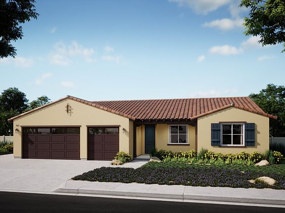 Elevation A with optional RV parking