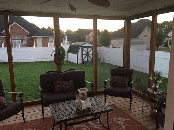 Screened porch w tv hookup