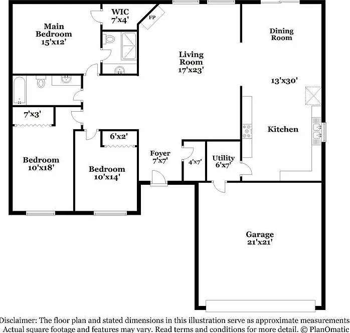 3 bed, 2.0 bath, 1409 sqft, $2,175 — Photo 2