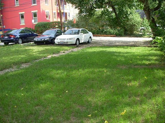 Large back yard