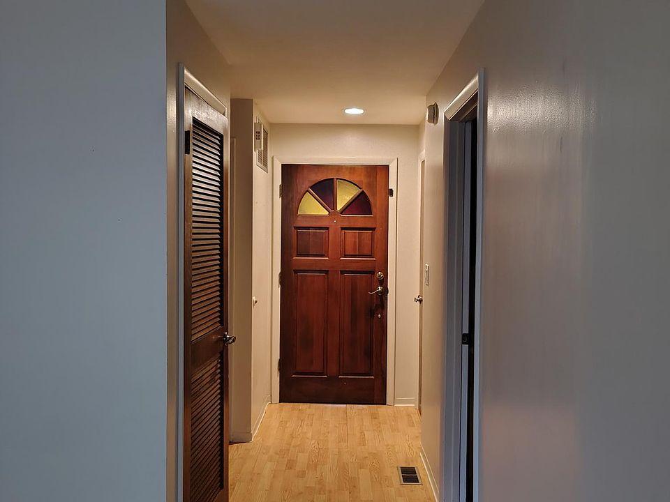 Entry hall. Carport and entryway are on the west end of the unit