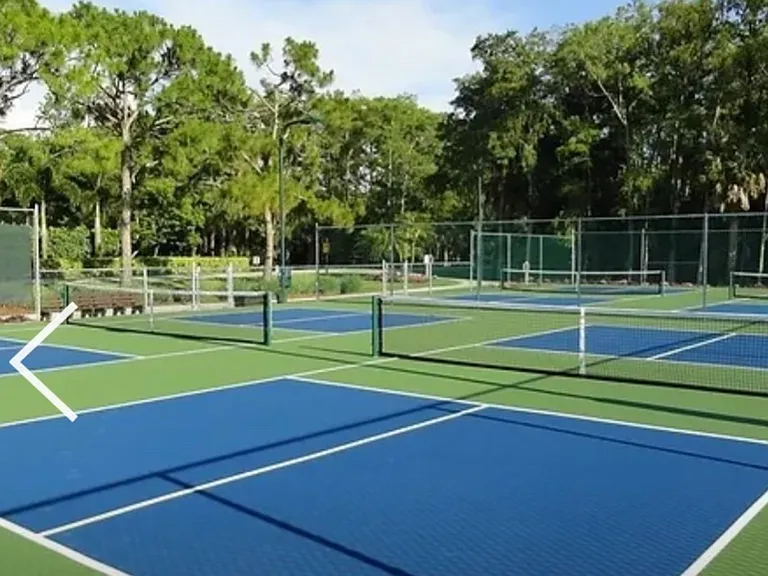 8 Pickleball Courts plus 
2 Clay Tennis Courts