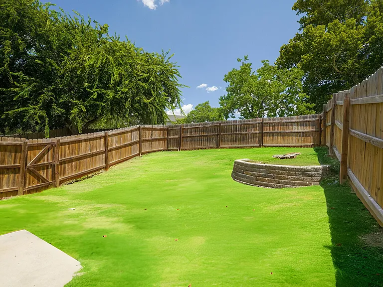 Private Fenced in Yards