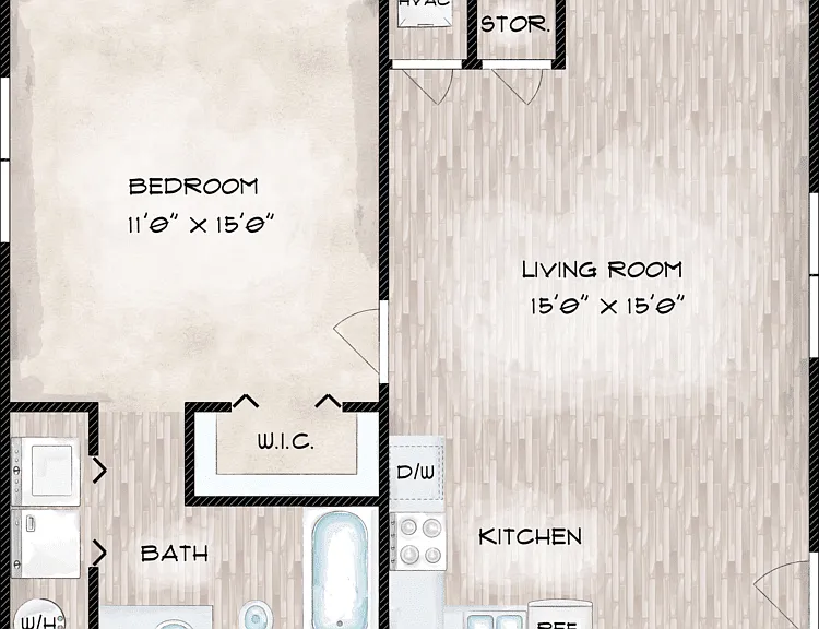 Viewmont Deluxe Floorplan Diagram