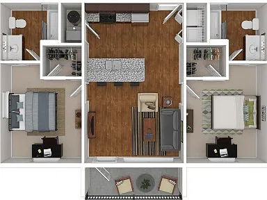 Floor plan 2X2