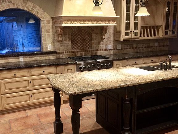 Large kitchen island