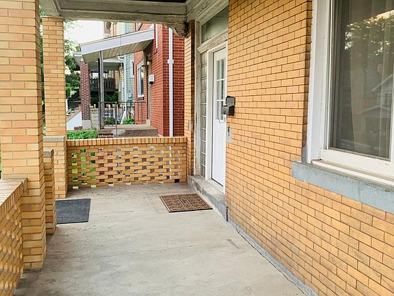 Large private front porch