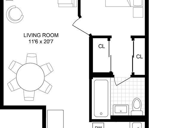 2nd image of 165 Christopher St APT 2V