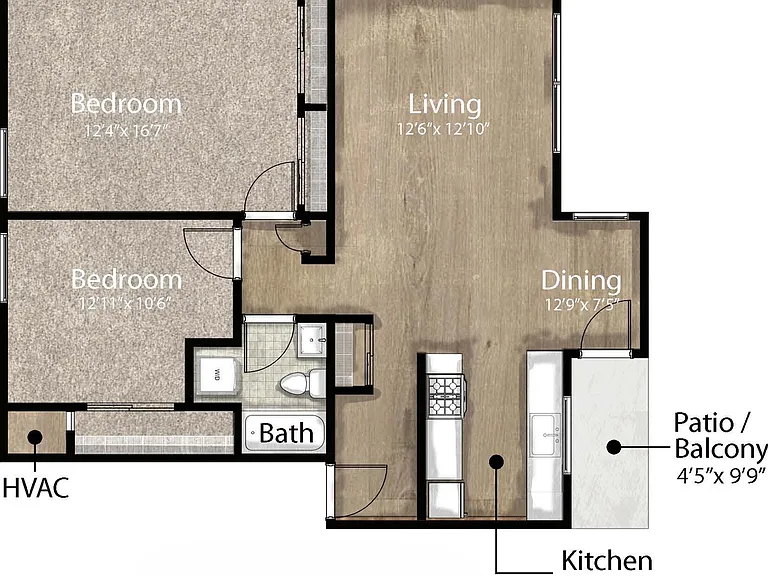 NC - 2 BR, 1 Bath NC - 2 BR, 1 Bath