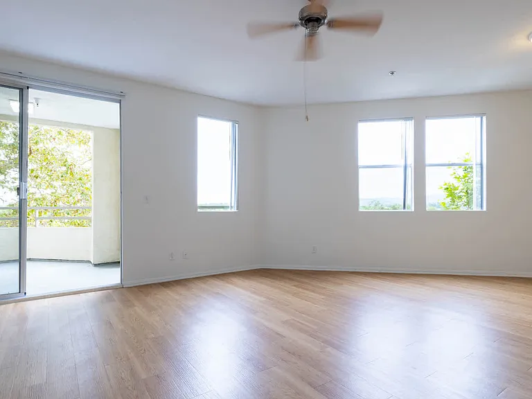 Studio with Balcony and Hard Surface Flooring