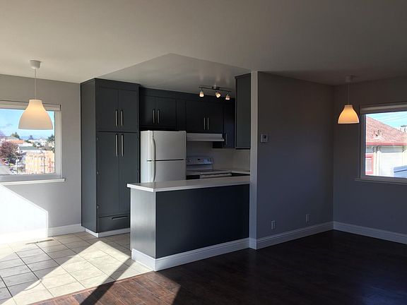 Living room and kitchen