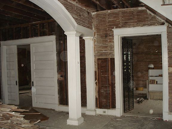 Under renovation-amazing pocket doors