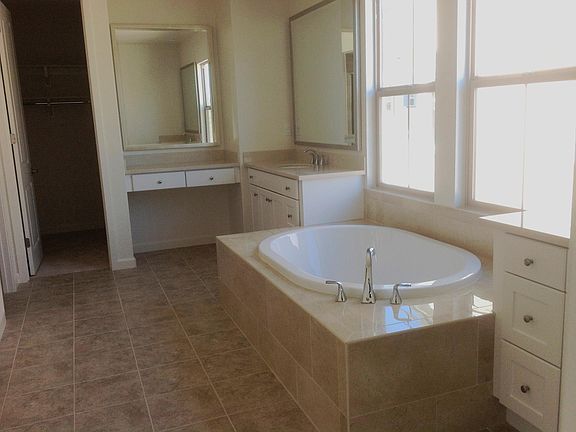 Master bathroom with shower and tub