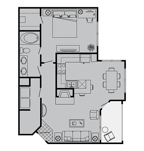 Floor plan B1