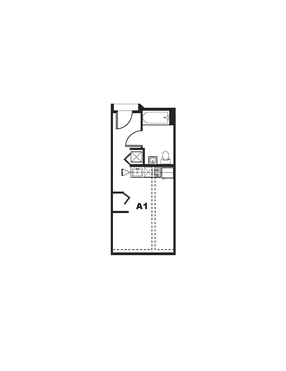Floor plan Studio A