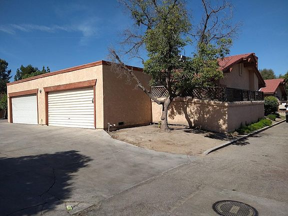2 car garage and courtyard