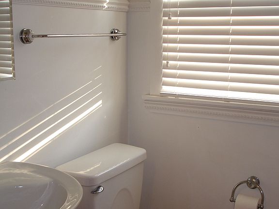 Bathroom was recently remodeled