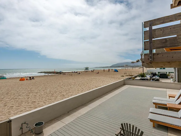 Beach front deck