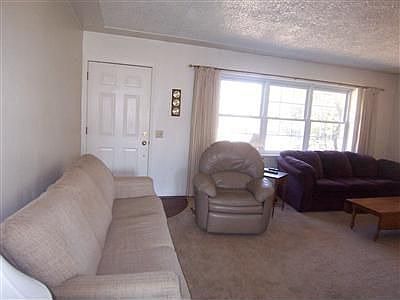 Living room with entry