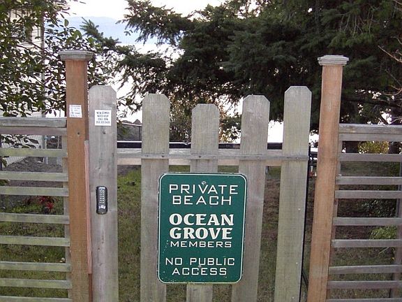 Owners of Ocean Grove property have access to a private community beach on Discovery Bay.