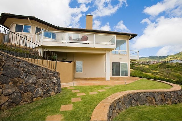 Back side of Home