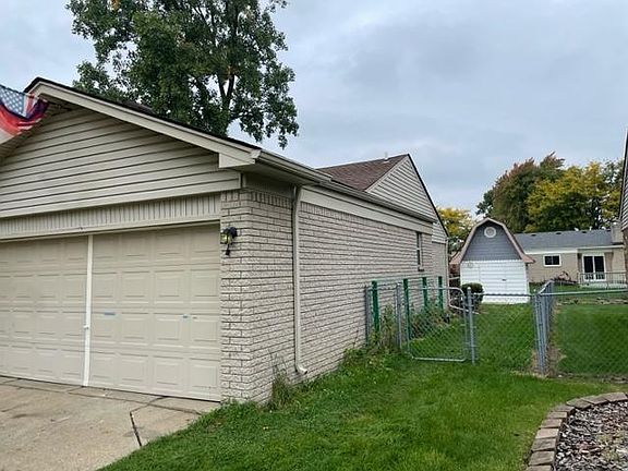 Garage and side of house