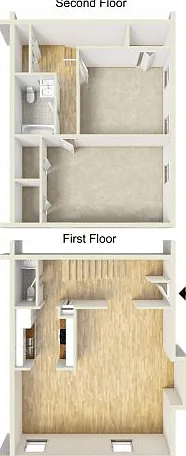 Two bedroom townhome floor plan Two bedroom townhome floor plan