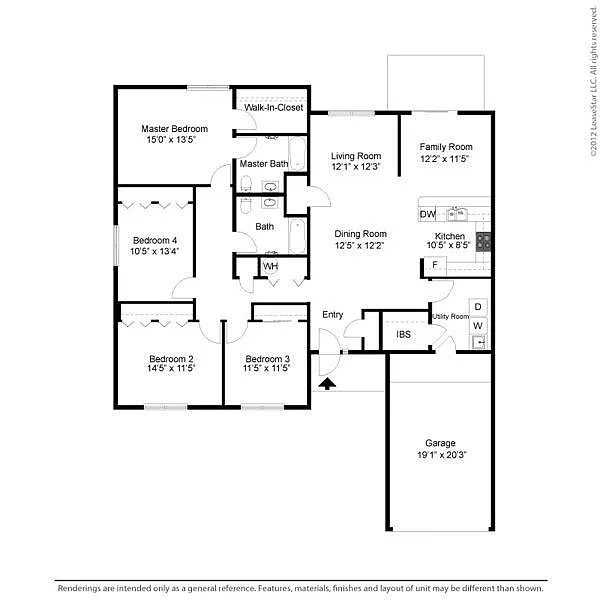 Floor plan The Annandale ADA Single Story O1-O3