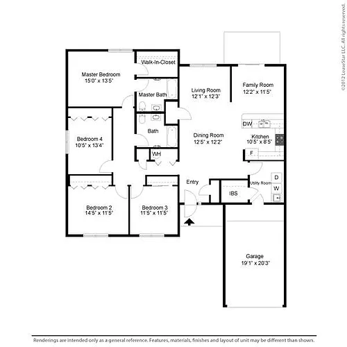 Floor plan The Annandale ADA Single Story O1-O3