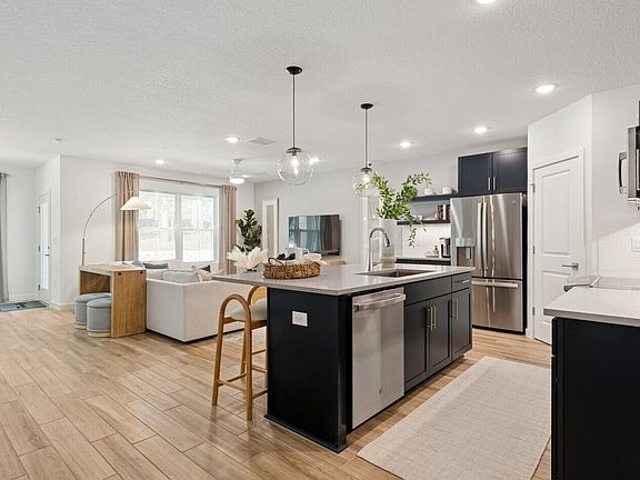 Kitchen overlooking great room