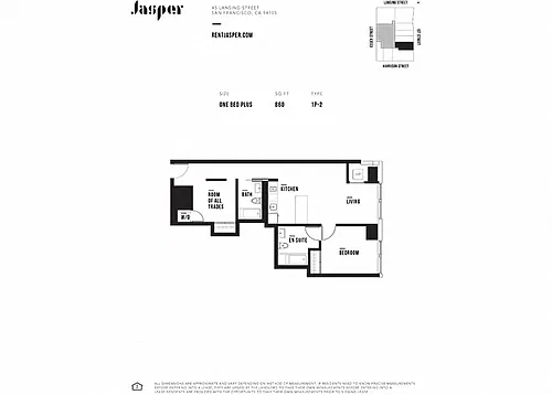 Floor plan 1P-2